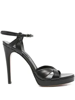 Casadei: Чёрные сандалии 