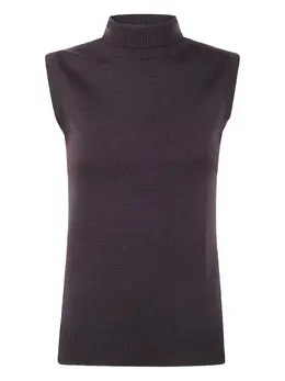 Sportmax: Свитер без рукава 