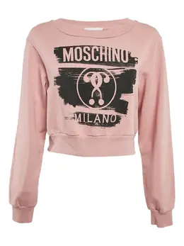 Moschino Pre-Owned: Свитшот с принтом 