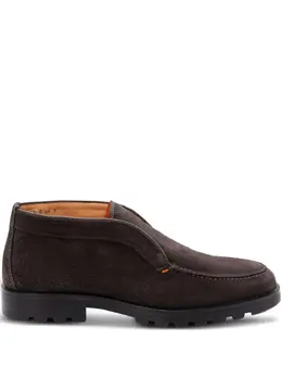 Santoni: Коричневые туфли 