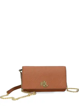 Lauren Ralph Lauren: Коричневая сумка через плечо 