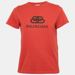 Balenciaga: Красная футболка 