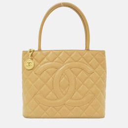 Chanel: Бежевая сумка 