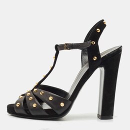 Gucci: Чёрные сандалии 