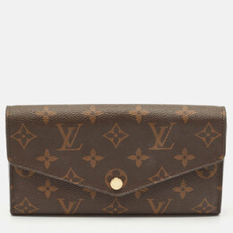 Louis Vuitton: Коричневый кошелёк 