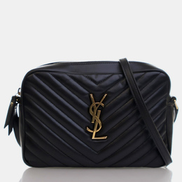 Saint Laurent Paris: Чёрная сумка  Lou