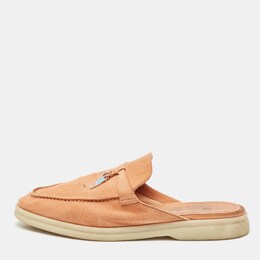 Loro Piana: Оранжевые сабо 