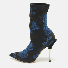 Dolce & Gabbana: Чёрные ботинки  Rose