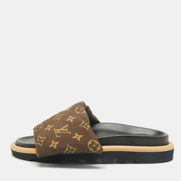 Louis Vuitton: Коричневые сандалии 