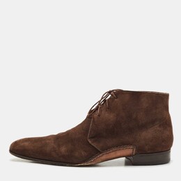 Santoni: Коричневые ботинки 