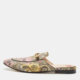Gucci: Бежевые сабо  Princetown