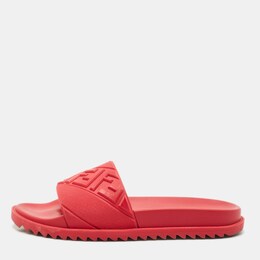 Fendi: Красные сандалии  FF