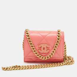 Chanel: Розовый картхолдер 