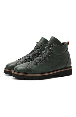 Kiton: Зелёные ботинки 