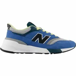 New Balance: Синие кроссовки 