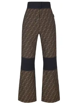 FENDI: Брюки с принтом 