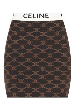 CELINE: Юбка с принтом 