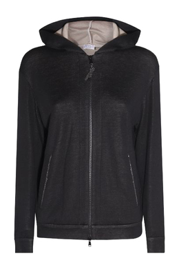 BRUNELLO CUCINELLI: Чёрная толстовка 