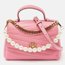Tory Burch: Розовая сумка на руку  Kira