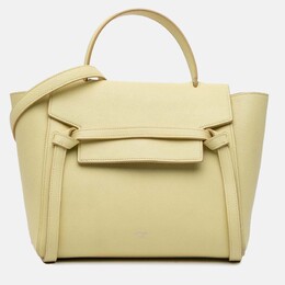 Celine: Жёлтая поясная сумка 