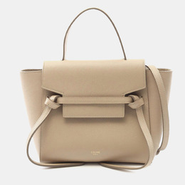 Celine: Бежевая поясная сумка 