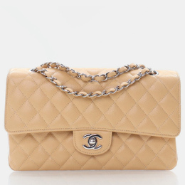 Chanel: Бежевая сумка 