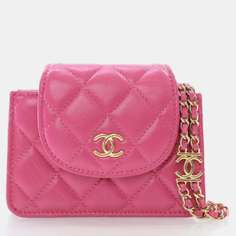 Chanel: Розовый клатч 