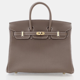 Hermes: Коричневая сумка  Birkin 25