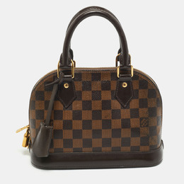 Louis Vuitton: Коричневая сумка  Alma BB