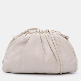 Bottega Veneta: Белая сумка  Mini Pouch