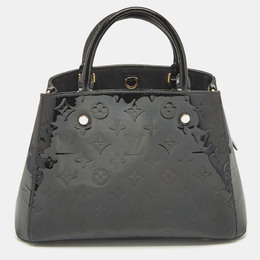Louis Vuitton: Чёрная сумка  Montaigne