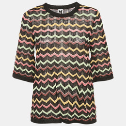 M Missoni: Чёрный топ 