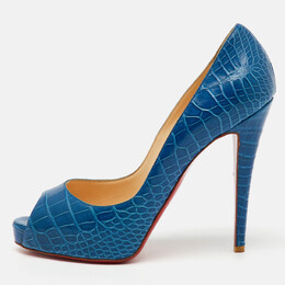 Christian Louboutin: Голубые босоножки 