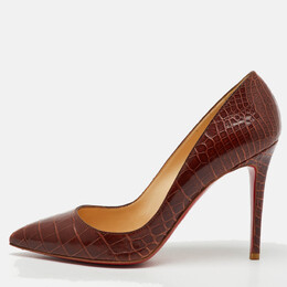 Christian Louboutin: Коричневые туфли  Pigalle