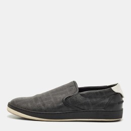 Fendi: Чёрные мокасины  Zucca