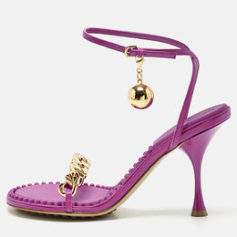 Bottega Veneta: Розовые сандалии  Dot