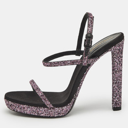 Saint Laurent Paris: Розовые сандалии  Hall