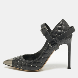 Valentino: Чёрные туфли  Rockstud Spike