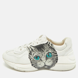 Gucci: Белые кроссовки  Rhyton