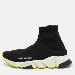 Balenciaga: Чёрные мокасины  Speed Trainer