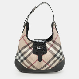 Burberry: Чёрная сумка  Brooke