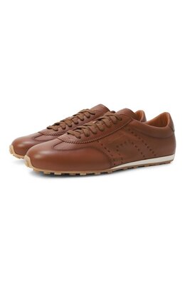 Santoni: Коричневые кроссовки 