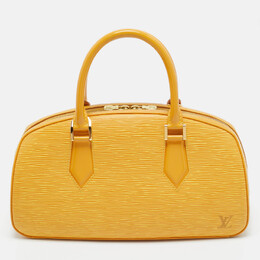 Louis Vuitton: Жёлтая сумка  Épi