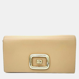 Roger Vivier: Бежевая сумка 