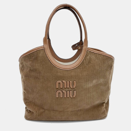 Miu Miu: Коричневая сумка 