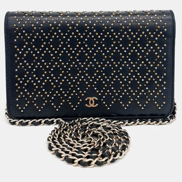 Chanel: Чёрная сумка через плечо 