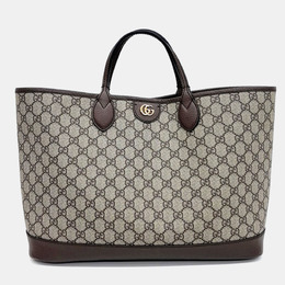 Gucci: Сумка-шоппер  Ophidia в полоску
