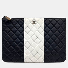 Chanel: Чёрный клатч 