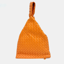 Bottega Veneta: Оранжевая сумка  BV Twist