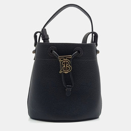 Burberry: Чёрная сумка  TB